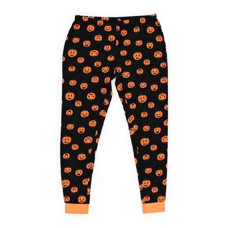 juniors pajama joggers - halloween pumpkins
