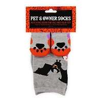 halloween pet & owner socks matching set