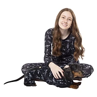 juniors pajama joggers - skeletons