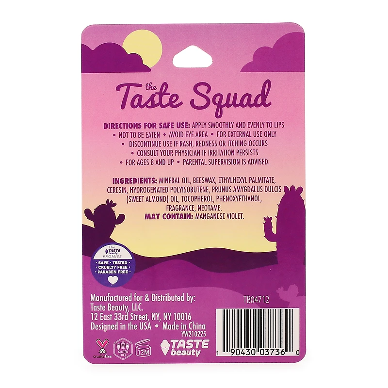 lookin' sharp! cactus taste squad lip balm