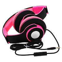 ultramax wired dj-style headphones with mic