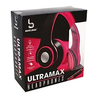 ultramax wired dj-style headphones with mic