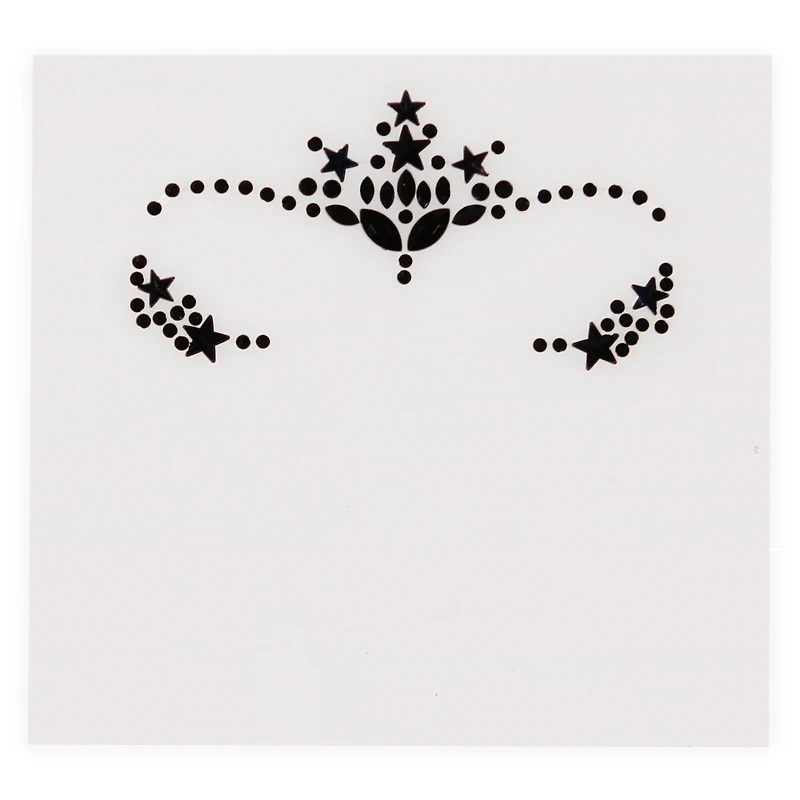 halloween costume stick-on face gems