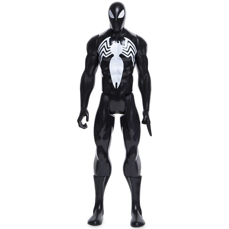 marvel titan hero series black suit spider-man figure