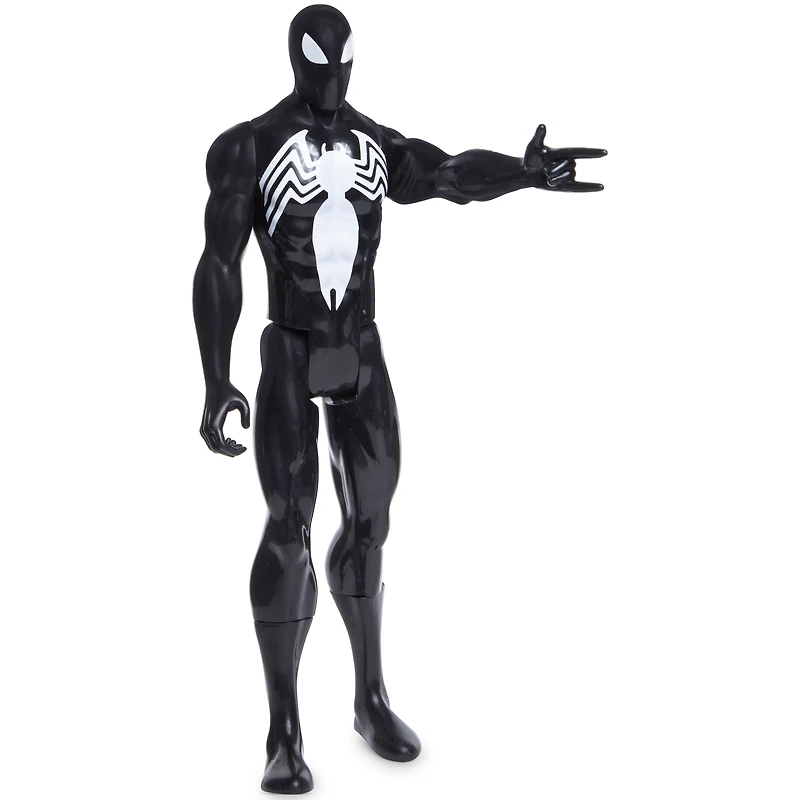 marvel titan hero series black suit spider-man figure