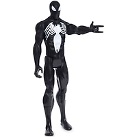 marvel titan hero series black suit spider-man figure