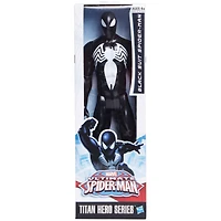 marvel titan hero series black suit spider-man figure
