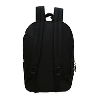 asymmetrical backpack with tablet pocket - red/black