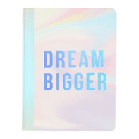 rainbow holographic composition book college ruled