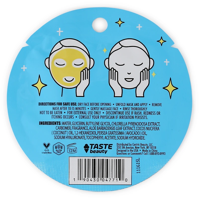 summer fruit scented sheet face mask