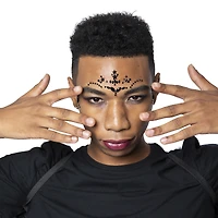 halloween costume stick-on face gems