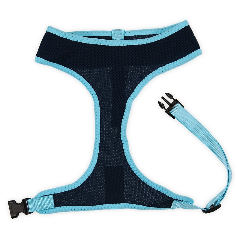 mesh pet harness vest w/ trim