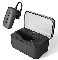 bluetooth mono headset & wireless charging case