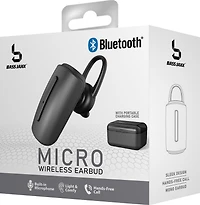 bluetooth mono headset & wireless charging case