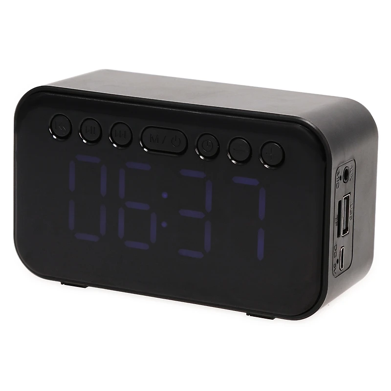 sound + time wireless speaker alarm clock