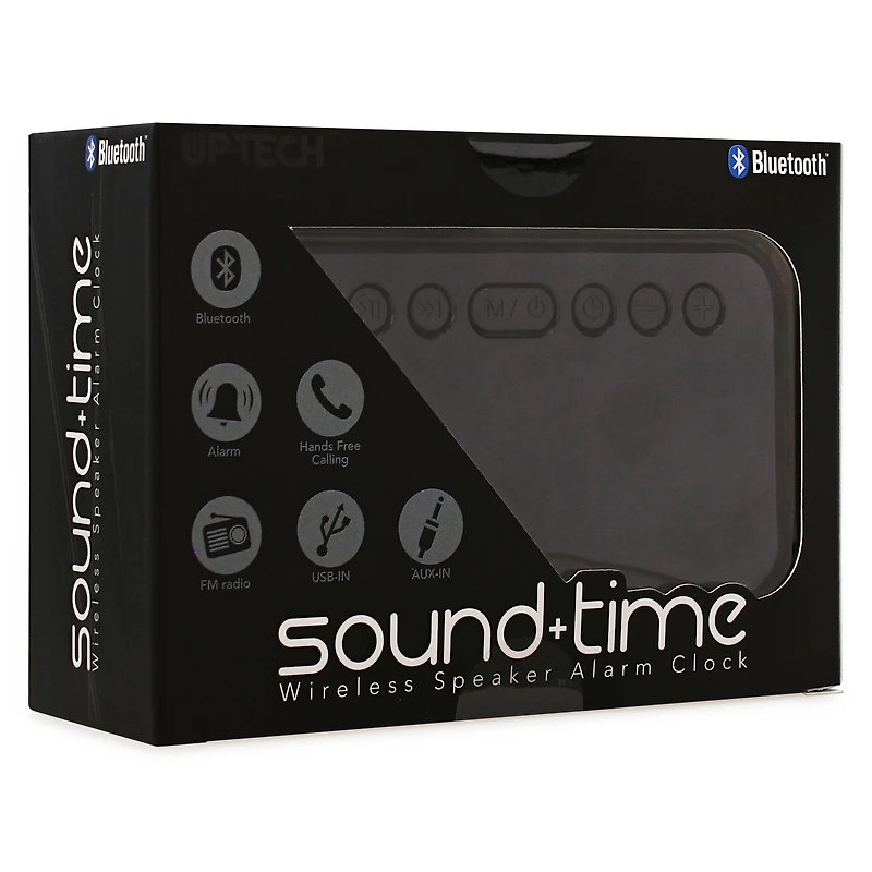 sound + time wireless speaker alarm clock