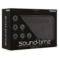 sound + time wireless speaker alarm clock