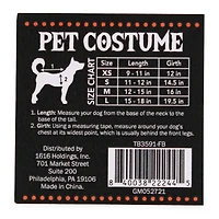 halloween pet costume hoodie