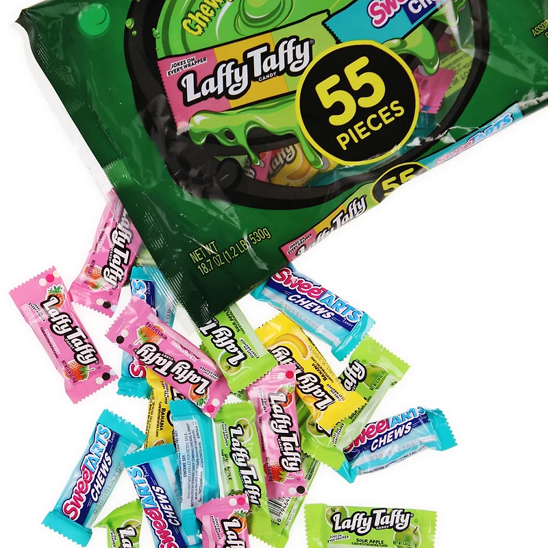laffy taffy & sweetarts halloween candy bag 1.2lbs