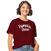 juniors pumpkin queen graphic tee