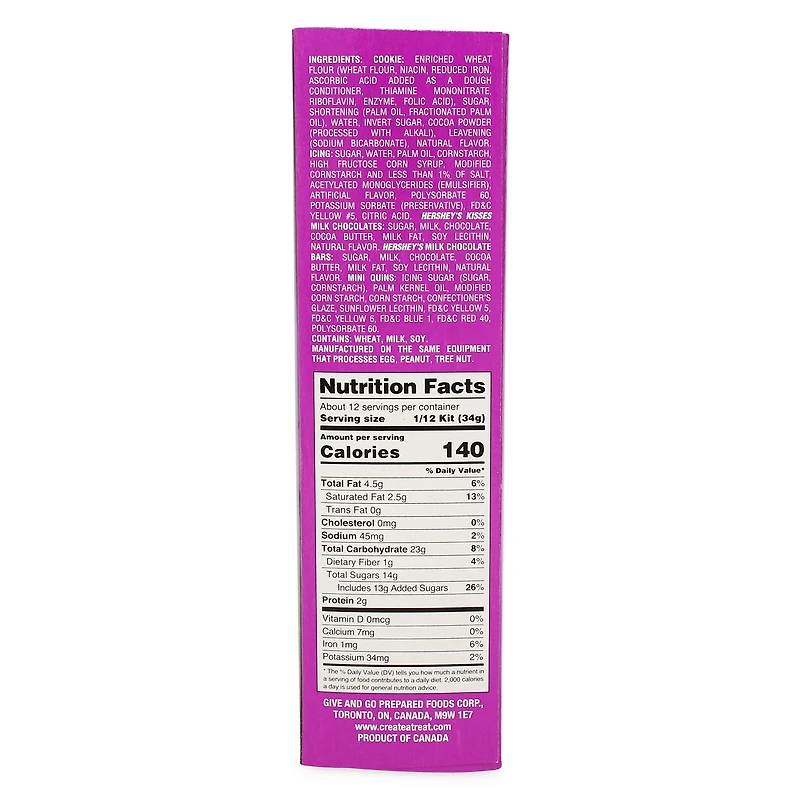 hershey's chocolate halloween cookie house kit 14.3oz