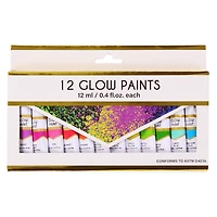 glow-in-the-dark paint 12-count set