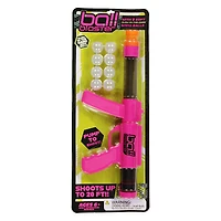 glow the dark pump action ball blaster toy