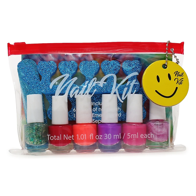 tie dye nail polish set 9-piece