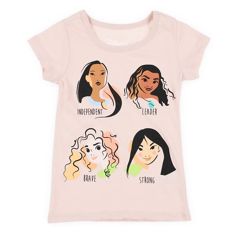 kid's disney princess modern leaders graphic tee