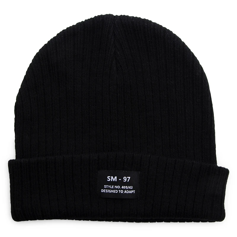 lightweight beanie hat w/ patch