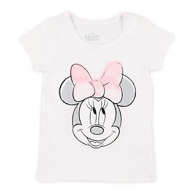 kid's pastel Disney Minnie Mouse graphic tee