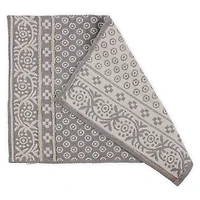 the cotton jacquard pattern rug 2ft x 3ft