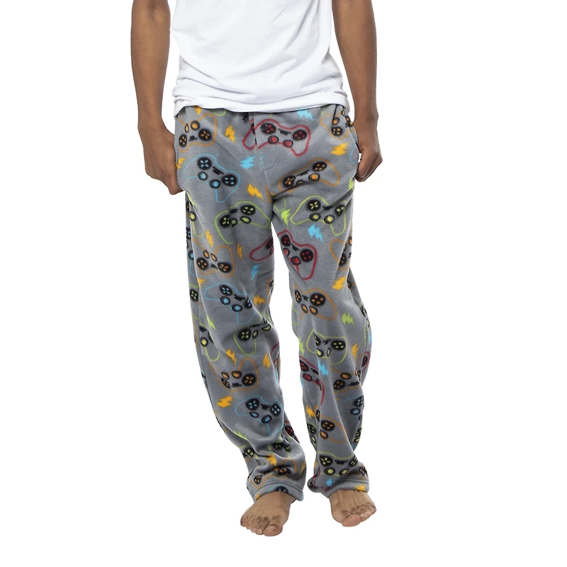 young men's lounge pants - gaming controllers