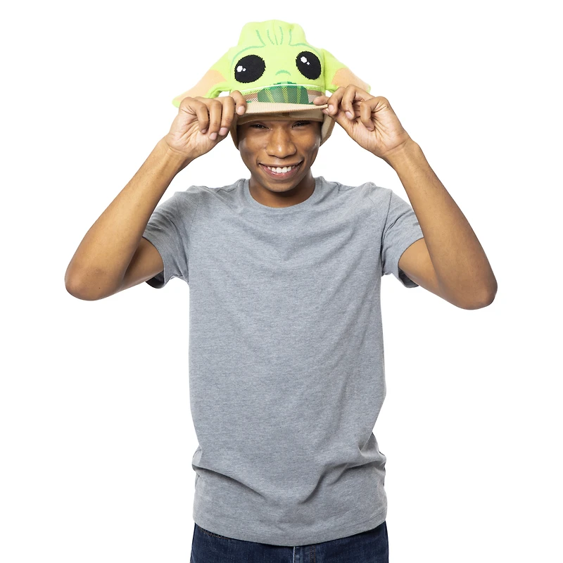 the mandalorian™ the child roll down beanie mask