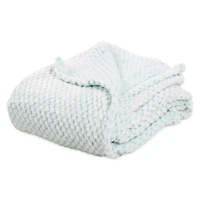 the luxe collection popcorn waffle blanket 50in x 60in