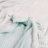 the luxe collection popcorn waffle blanket 50in x 60in