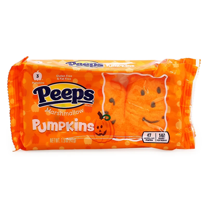halloween peeps® pumpkins 3-count