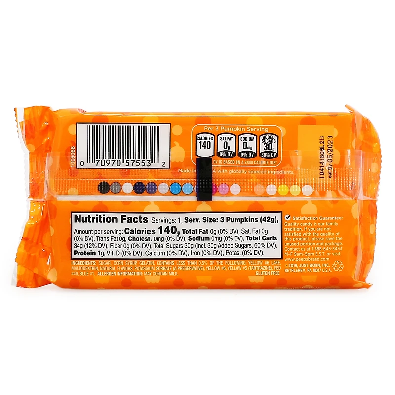 halloween peeps® pumpkins 3-count