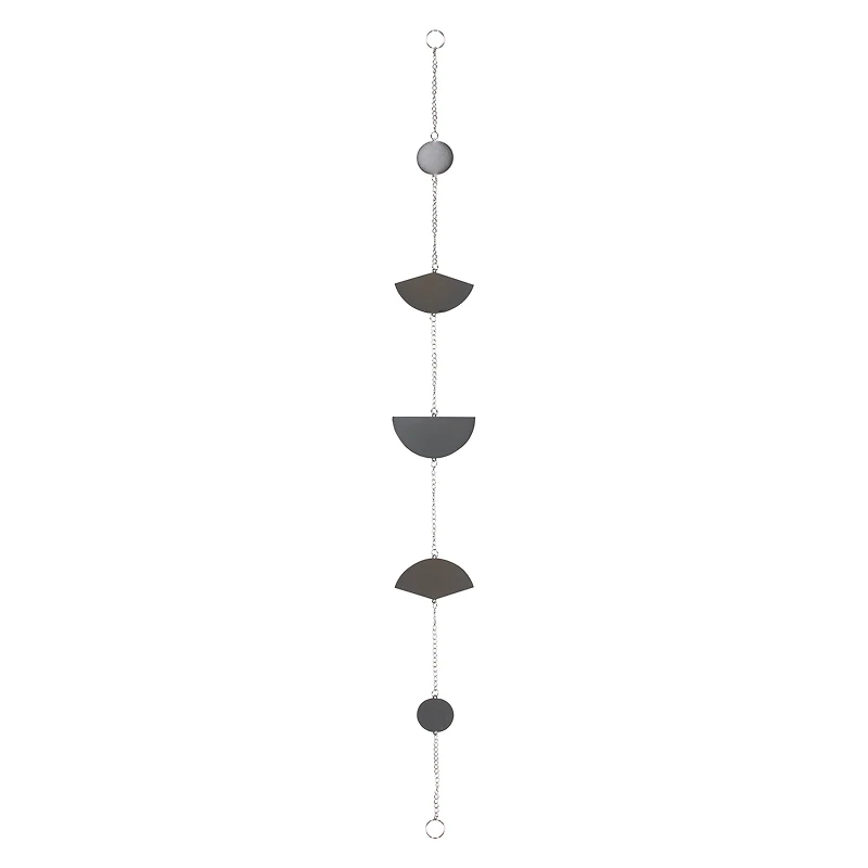 geometric metal hanging wall art decoration 28in