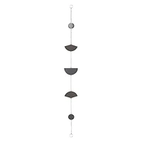 geometric metal hanging wall art decoration 28in