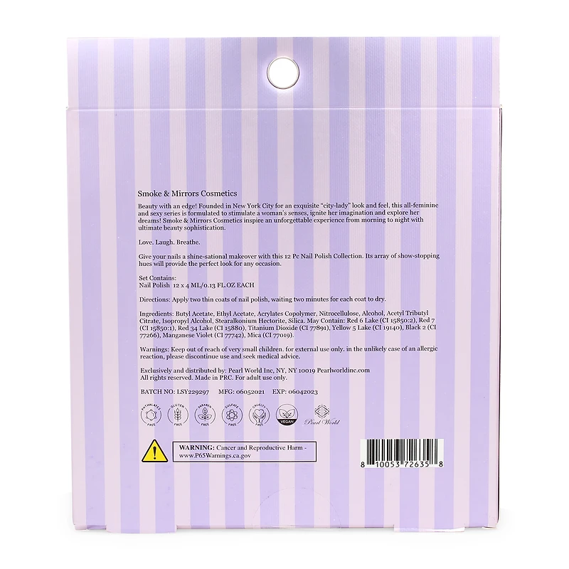 nail vault 12-piece nail polish collection