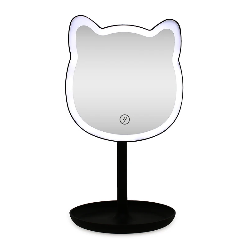 cat shape LED vanity mirror