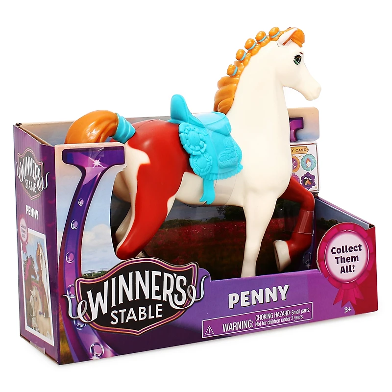 winner's stable toy horse 7in