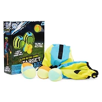 glow-in-the-dark target heads outdoor game