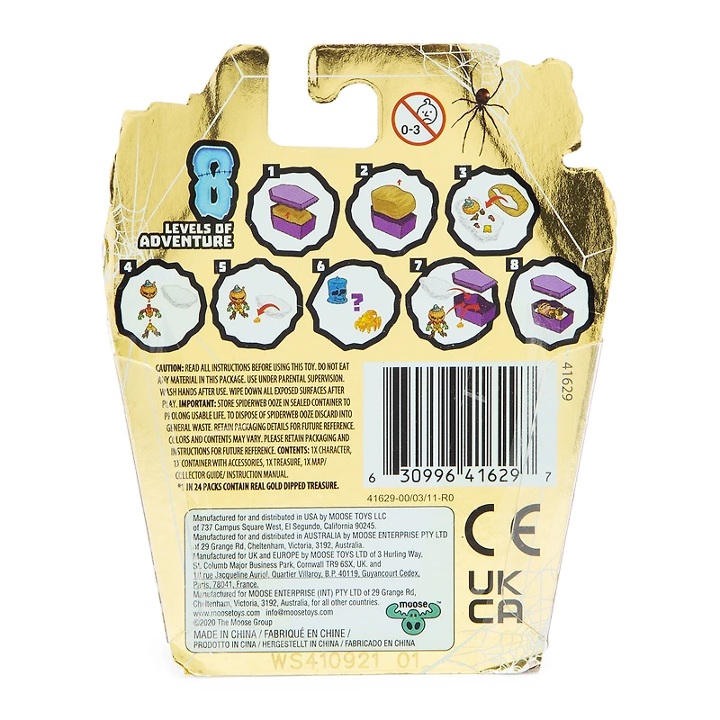 treasure x™ monster gold mini monsters blind bag