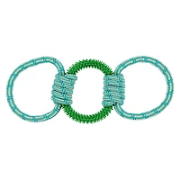 3-ring rope tug dog toy
