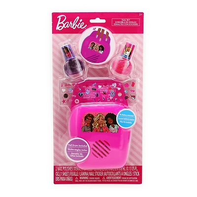 barbie™ nail dryer & nail polish set