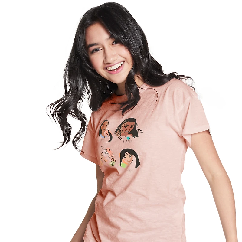 kid's disney princess modern leaders graphic tee