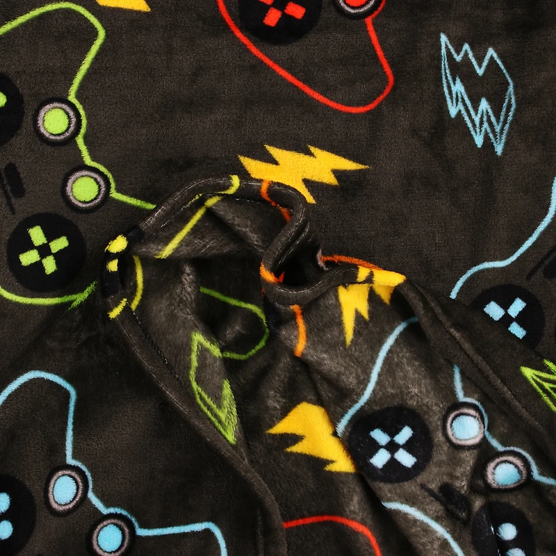 iconic gamer blanket 50in x 60in