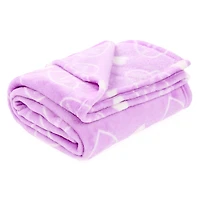 be a good human candy heart throw blanket